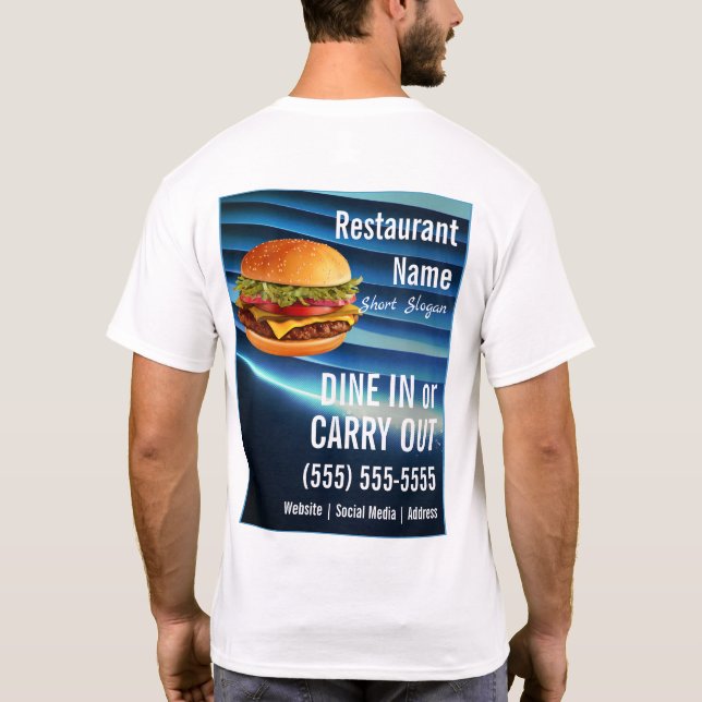 Burger T-Shirt (Back)