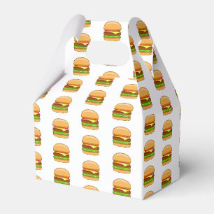 Burger Vector Illustration Favour Box