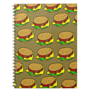 Burger Wallpaper Notebook