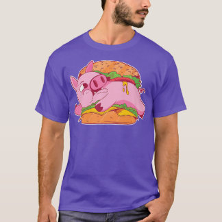Burger with pig ingredients Premium  T-Shirt