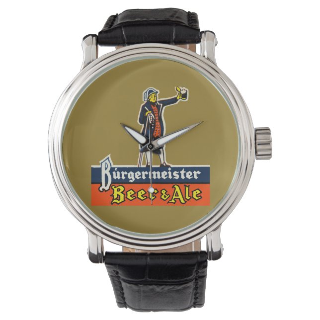 Burgermeister Beer & Ale Watch (Front)