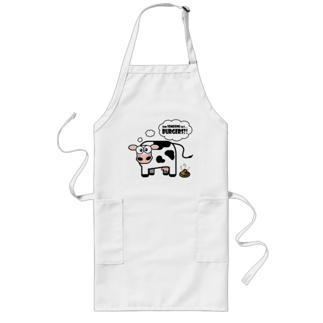 Burgers?! Funny Cow Apron (Front)