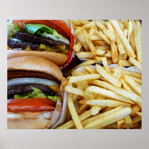 Burgers n Fries Poster