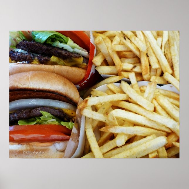 Burgers n Fries Poster (Front)