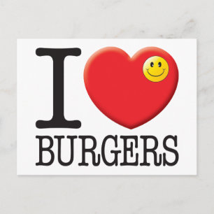Burgers Postcard