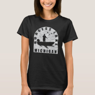 Burgess Lake Fishing Michigan T-Shirt