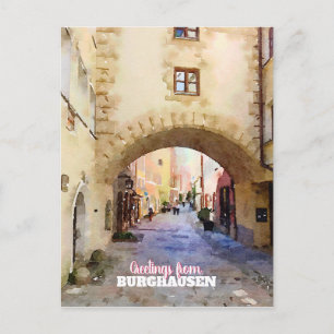 Burghausen in Bavaria Postcard