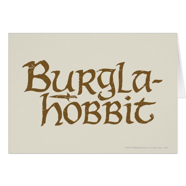 Burgla Hobbit (Front Horizontal)