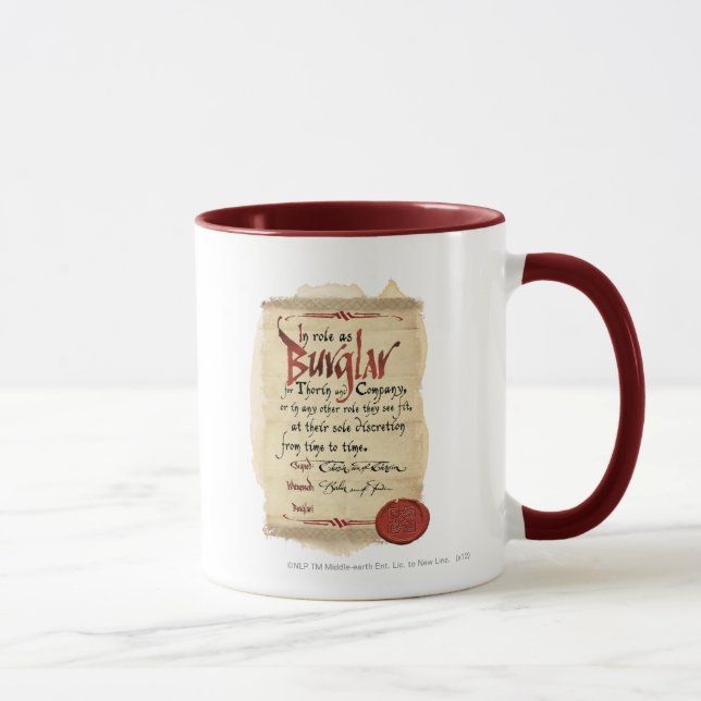 Burglar Contract Mug (Right)
