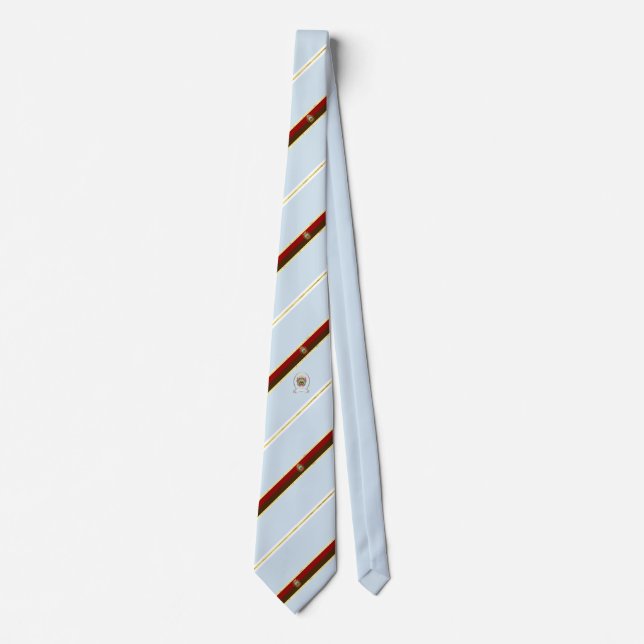 Burgos stripes flag tie (Front)