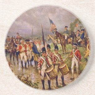 Burgoyne's Surrender at Saratoga by Percy Moran Coaster