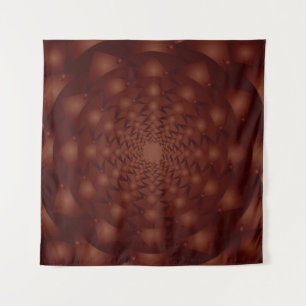 Burgundy abstract pattern. Traditional ornaments. Tapestry