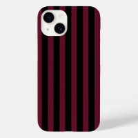 Burgundy and black stripes