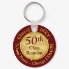 Burgundy and Gold, 50th Class Reunion Favours, 