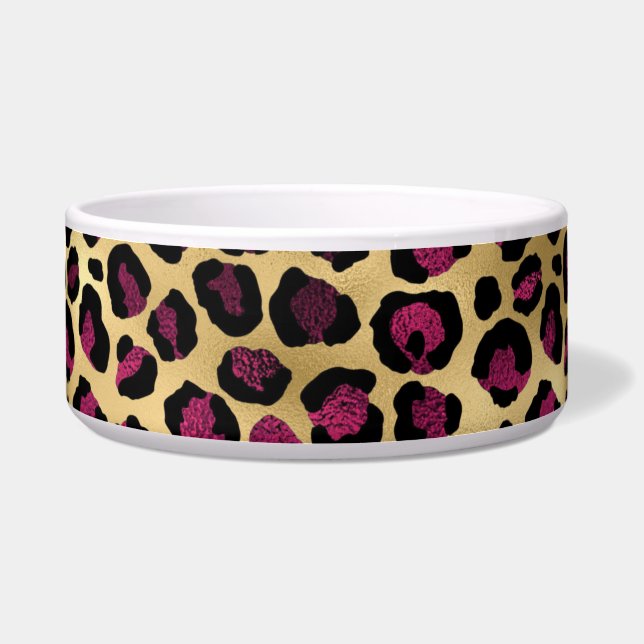 Burgundy and Gold Leopard Series Design 2 (Front)