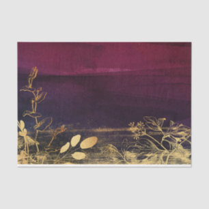 Burgundy and Gold Tissue Paper