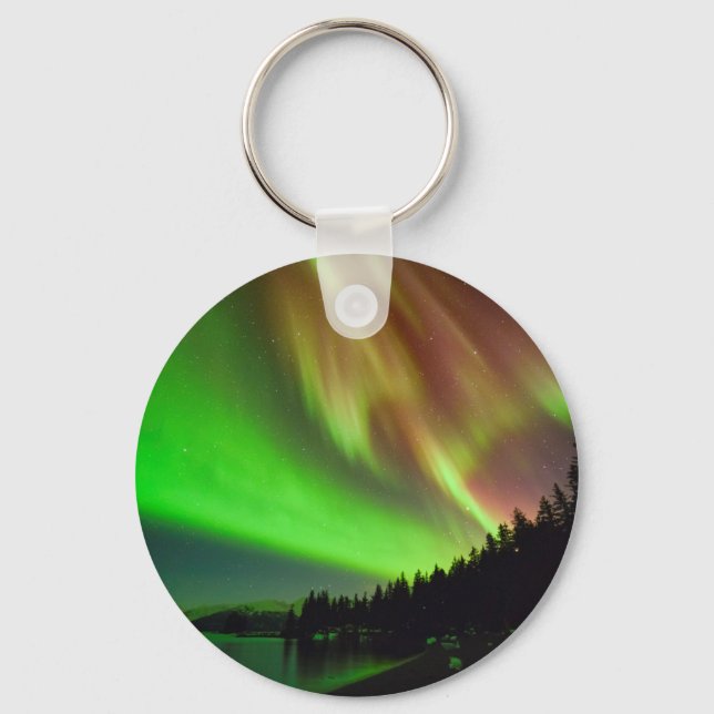 Burgundy Aurora Key Ring (Front)