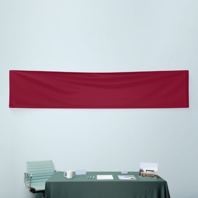 Burgundy Banner (Tradeshow)