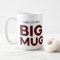 Burgundy Big Mug | Huge Mug | Custom Name Mug