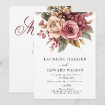 Burgundy Bliss: Elegant Floral Vine Pattern in Win