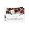 Burgundy & Blue Floral Garland Personal Attendant
