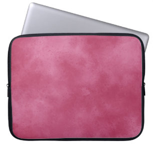 Burgundy Blush Cloud Effect Laptop Sleeve