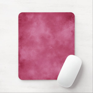 Burgundy Blush Cloud Effect Mouse Mat
