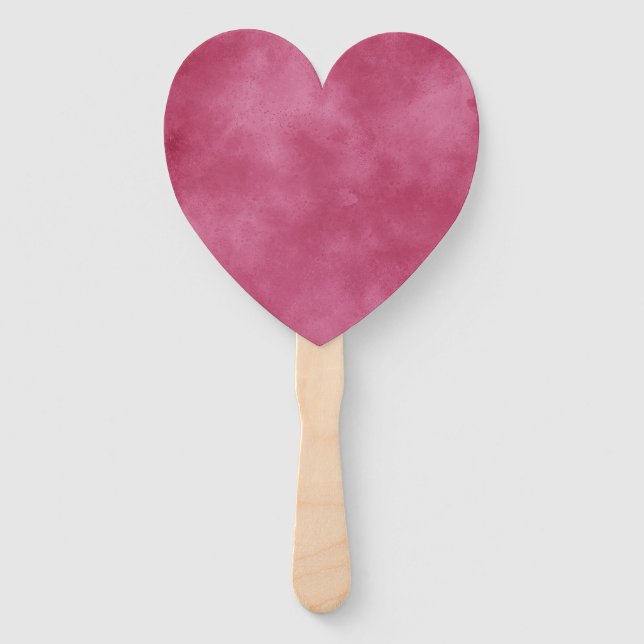 Burgundy Blush Cloud Effect Set of Fans (Back)