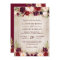 Burgundy Blush Floral Rustic Barn Wood Wedding