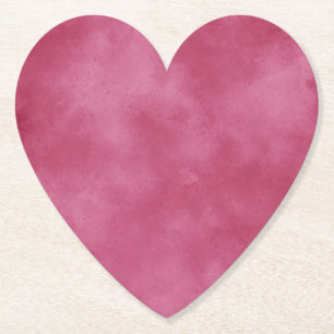 Burgundy Blush  Paper Coaster