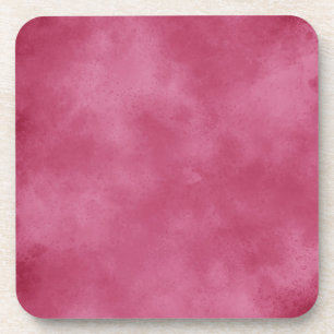 Burgundy Blush Plastic  Coaster