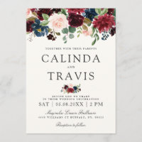Burgundy Bouquet | Floral | Name Focus