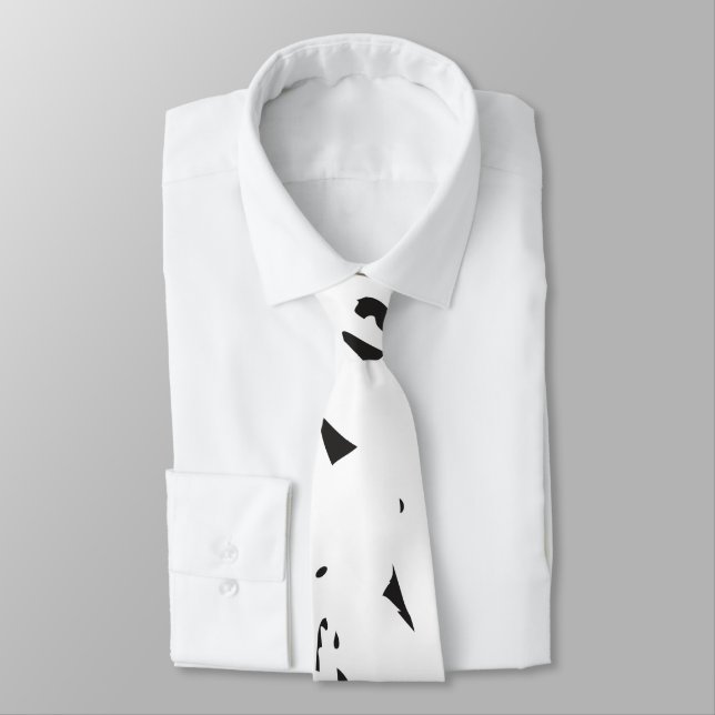 Burgundy Bow Tie & Green Floral Necktie (Tied)