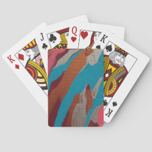 Burgundy Bronze Playing Cards