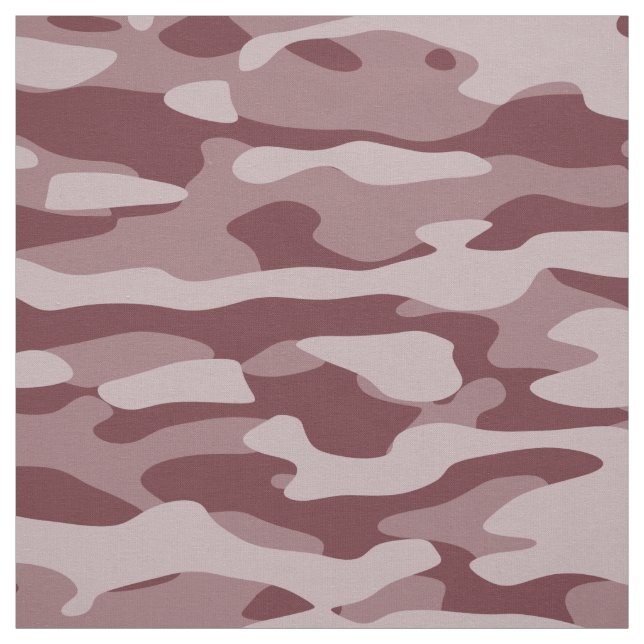 Burgundy Camo Fabric (Swatch)