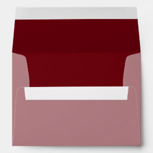 Burgundy Colour Decor Background Customise it Envelopes