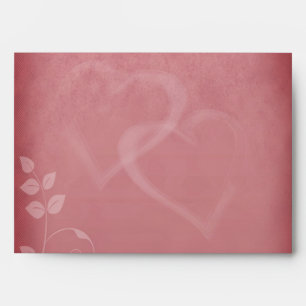 Burgundy Colour Vintage Envelopes