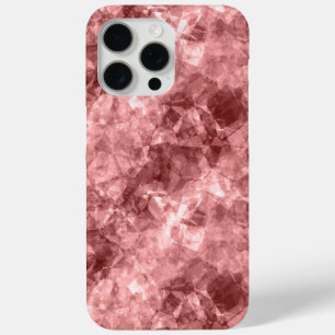 Burgundy Crumpled Texture iPhone 15 Pro Max Case
