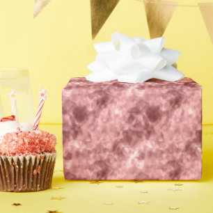 Burgundy Crumpled Texture Wrapping Paper