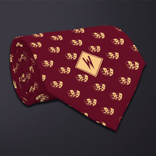Burgundy Drama Teacher Actor Tie