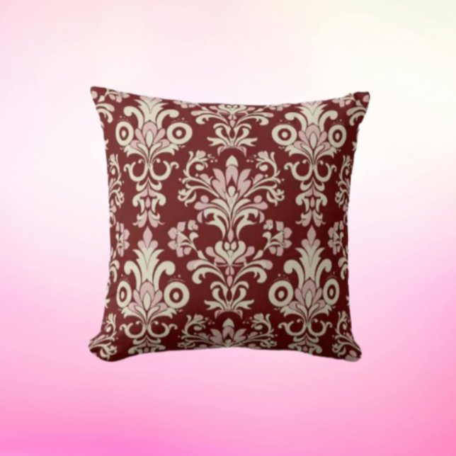 Burgundy Elegance Cushion (Creator Uploaded)