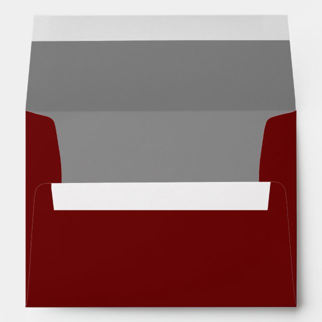 Burgundy  envelope (Back (Bottom))