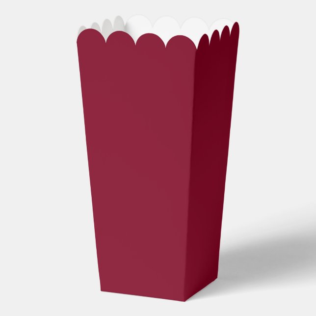 Burgundy Favour Box (Back)