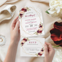 All in One Wedding Invite