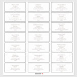 Burgundy Font Wedding Guest Address Labels<br><div class="desc">These burgundy font wedding guest address labels are perfect for your modern minimalist burgundy and white wedding. Keep it as is,  or choose to personalise it with your own artwork!</div>