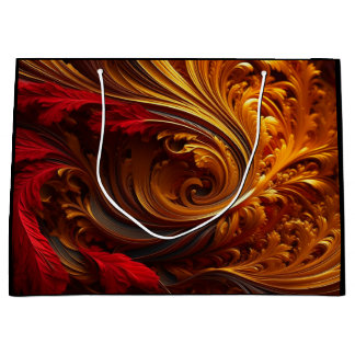 Burgundy It's a Wrap Large Gift Bag