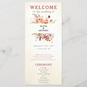Burgundy & Ivory Elegant Floral Program