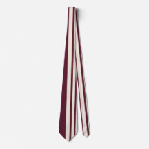 Burgundy Ivory Pinstripe Elegant Modern