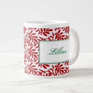 Burgundy Ivy Jumbo Mug