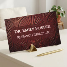 Burgundy Leather Texture Art Deco Modern Minimal